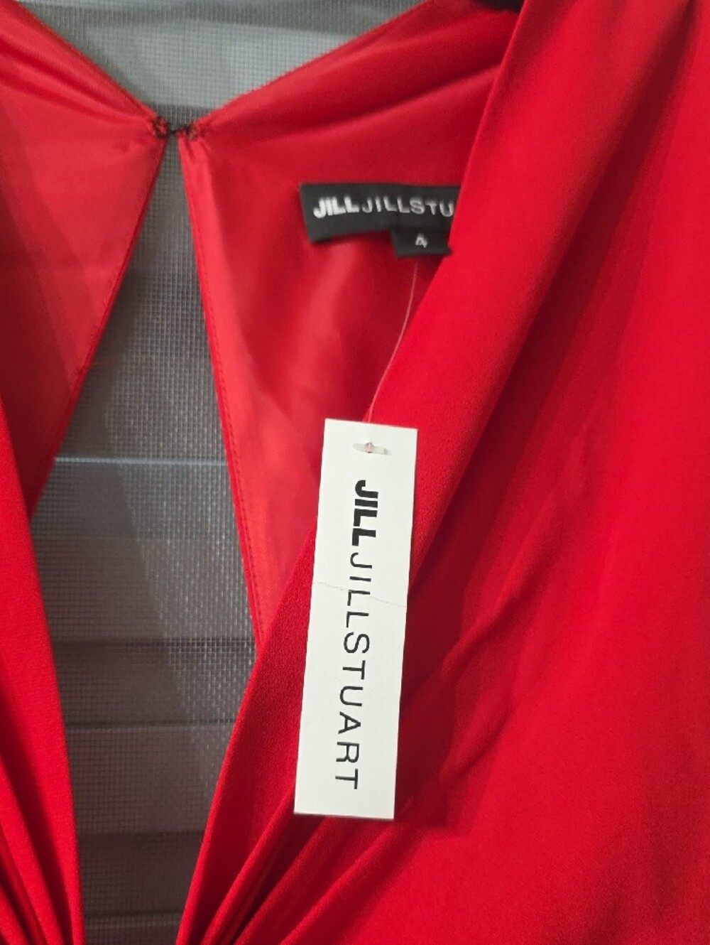 Red Twist-Front Maxi Dress by Jill Stuart - Picture 3 of 7